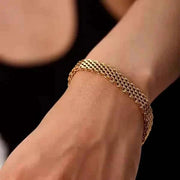 Geflochtenes Armband Gold