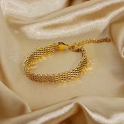Geflochtenes Armband Gold