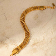 Geflochtenes Armband Gold