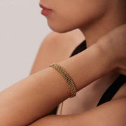 Geflochtenes Armband Gold