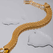 Geflochtenes Armband Gold