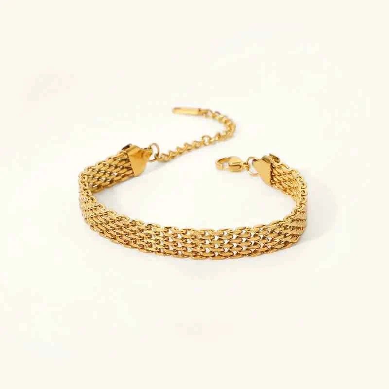 Geflochtenes Armband Gold