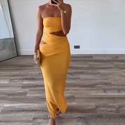Gema | Damen Wickelkleid mit Ausschnitt – Elegantes Sommerkleid Büro & Hochzeit 2026