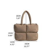 Puffer Schultertasche Damen – Stylische Alltagstasche für Arbeit & Freizeit