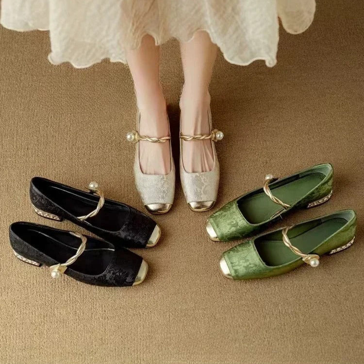 Clara® | Mestelle Leder Mary Janes