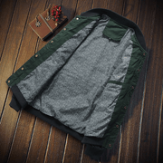 Gestreifte Bomberjacke Herren
