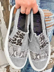 Maria | Damen Sneaker mit niedrigem Schaft und Patch-Design