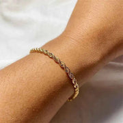 Goldenes Kettenarmband