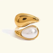 Goldring Mit Perle