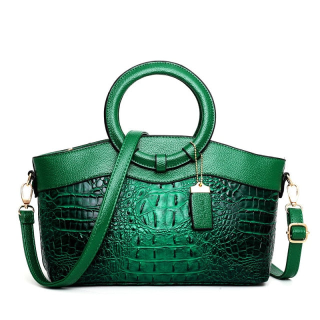 Luxus Ledertasche Damen – Echtleder Schultertasche Crossbody