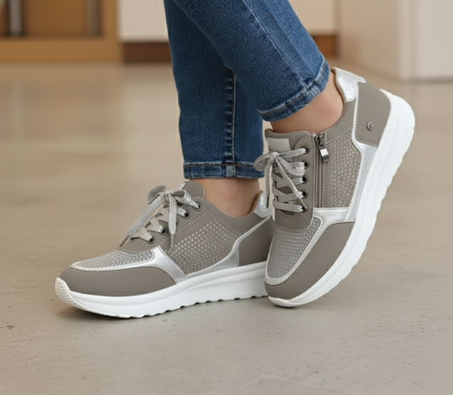 Felicia | Damen Schnür Plattform Sneaker