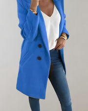 Heide -  Gut sitzende lange Manteljacke