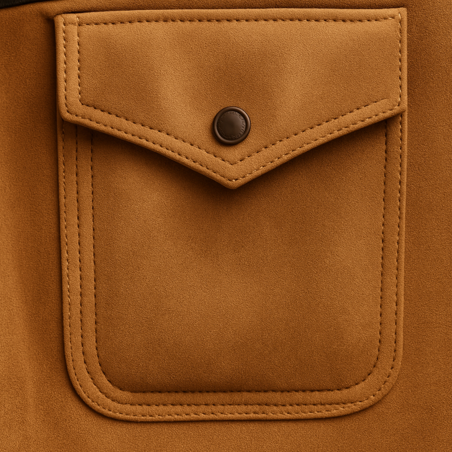 Herren Ärmellose Utility Weste mit Innenfutter und Aufgesetzten Taschen