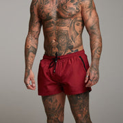Herren Badeshorts mit elastischem Bund und Kordelzug
