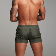 Herren Badeshorts mit elastischem Bund und Kordelzug