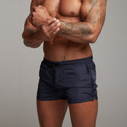 Herren Badeshorts mit elastischem Bund und Kordelzug