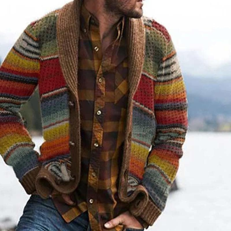 Herren Strickweste im traditionellen Design