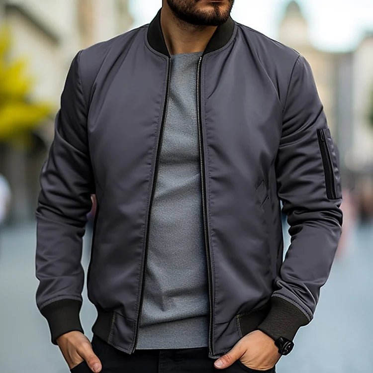 Herren Bomberjacke Casual Regular Fit