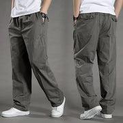 Herren Cargo Hose Loose Fit mit Gummibund