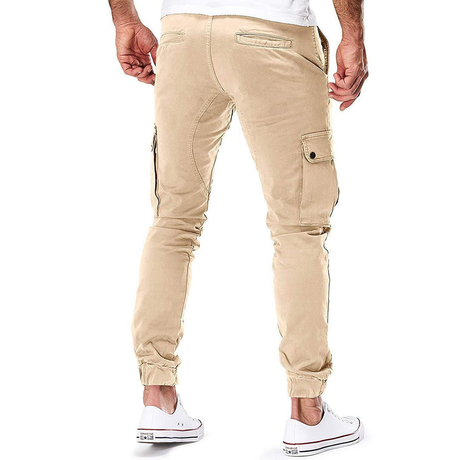 Herren Cargo Hose Slim Fit mit Taschen