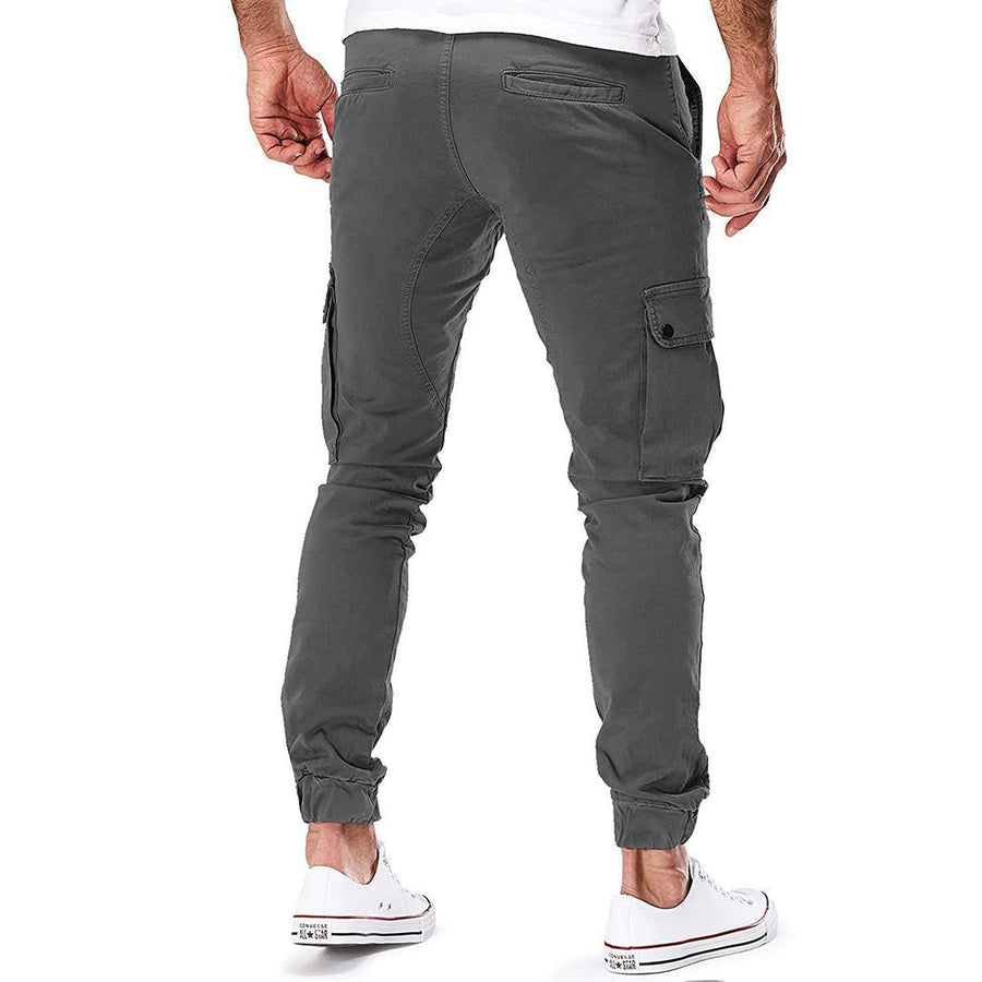Herren Cargo Hose Slim Fit mit Taschen