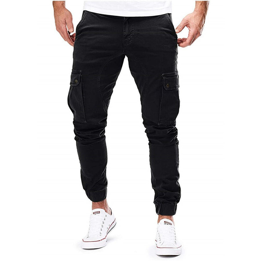 Herren Cargo Hose Slim Fit mit Taschen