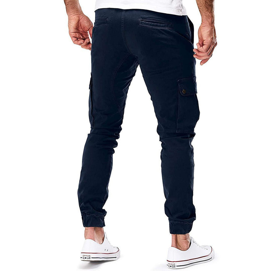 Herren Cargo Hose Slim Fit mit Taschen