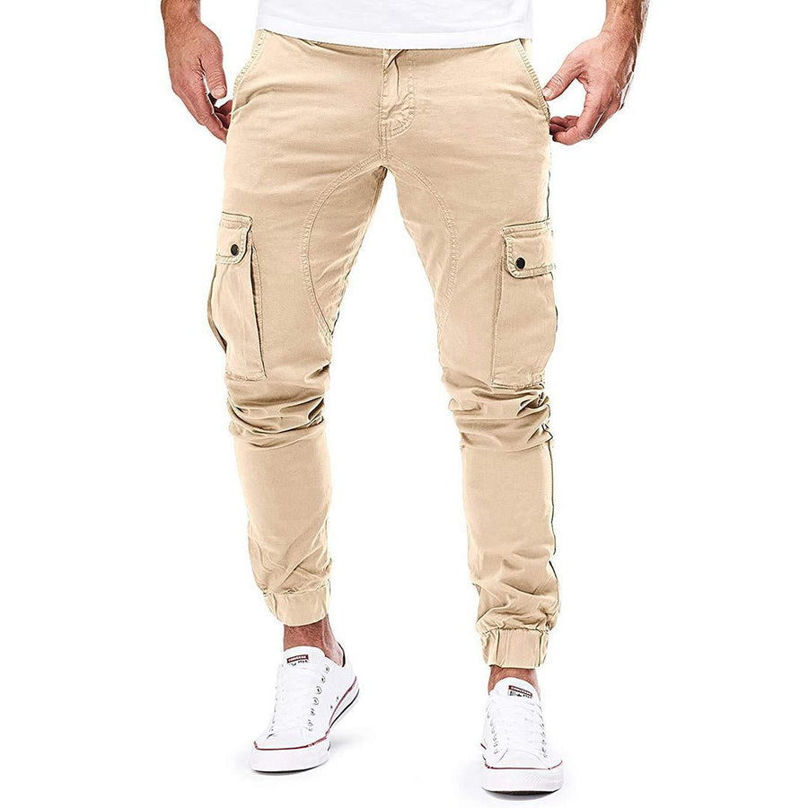 Herren Cargo Hose Slim Fit mit Taschen