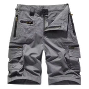 Herren Cargo Shorts mit Mehreren Taschen und Reißverschluss
