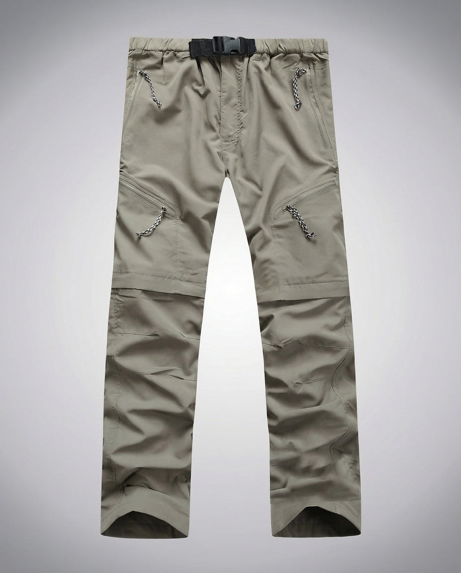 Herren Cargohose mit Reißverschlusstaschen und verstellbarem Bund
