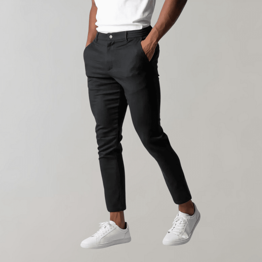 Herren Chino Hose Slim Fit Smart Casual