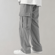 Herren Cord Cargo Hose weit mit Kordelzug