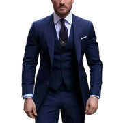 Herren Dreiteiliger Anzug Set mit Sakko, Weste und Hose