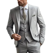 Herren Dreiteiliger Anzug Set mit Sakko, Weste und Hose
