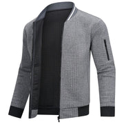 Herren Gesteppte Jacke mit Reißverschluss, Stehkragen und Ärmeltasche