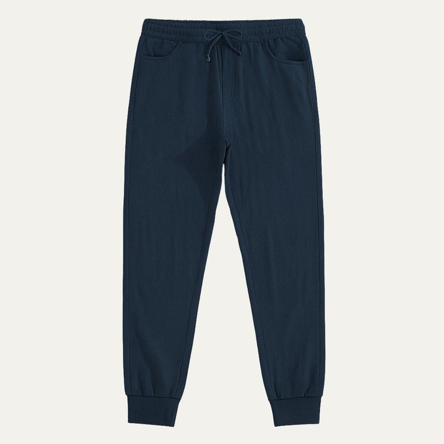 Herren Hose mit elastischem Bund und Kordelzug
