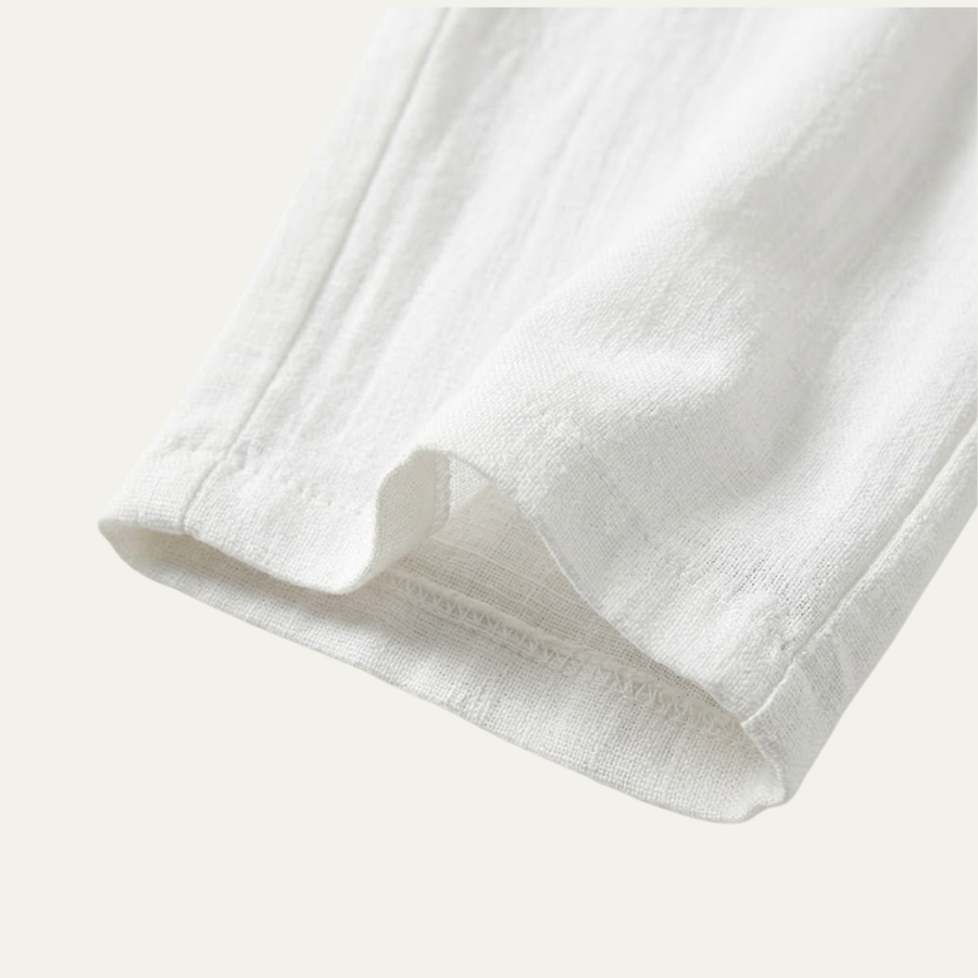 Herren Hose mit elastischem Bund und Kordelzug