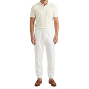 Herren Hose mit elastischem Bund und Kordelzug