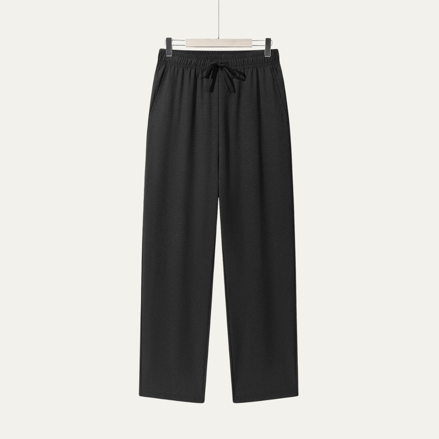 Herren-Hose mit geradem Bein und Kordelzug
