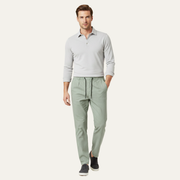 Herren Hose mit geradem Bein und Kordelzugbund