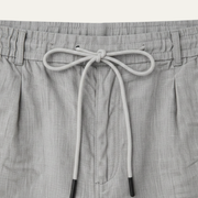 Herren Hose mit geradem Bein und Kordelzugbund
