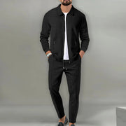 Herren Jacke mit Reißverschluss und Hose Set