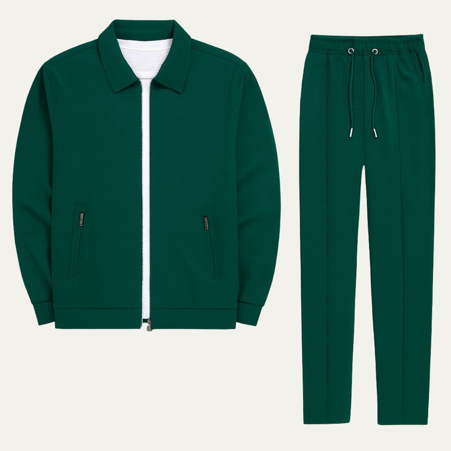 Herren Jacke mit Reißverschluss und Hose Set