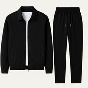 Herren Jacke mit Reißverschluss und Hose Set
