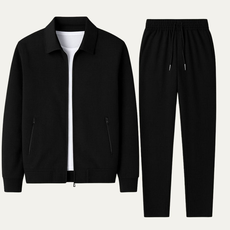 Herren Jacke mit Reißverschluss und Hose Set