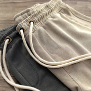 Herren Jersey-Shorts mit Kordelzug und elastischem Bund