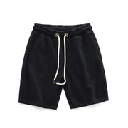 Herren Jersey-Shorts mit Kordelzug und elastischem Bund