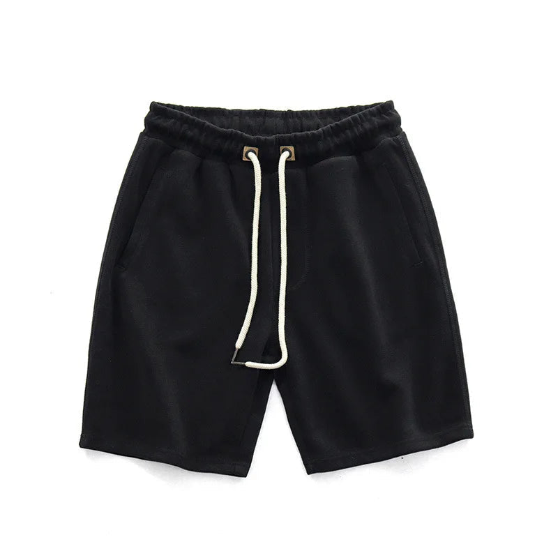 Herren Jersey-Shorts mit Kordelzug und elastischem Bund