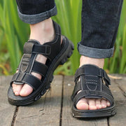 Herren Komfort Sandalen mit Klettverschluss