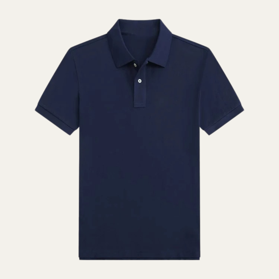 Herren Kurzarm Poloshirt mit Knopfleiste und Kragen